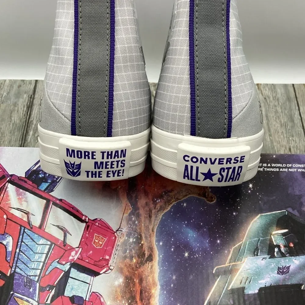 Converse x Transformers Chuck Taylor All Star Decepticons Limited Edition Size 8 - Picture 9 of 16